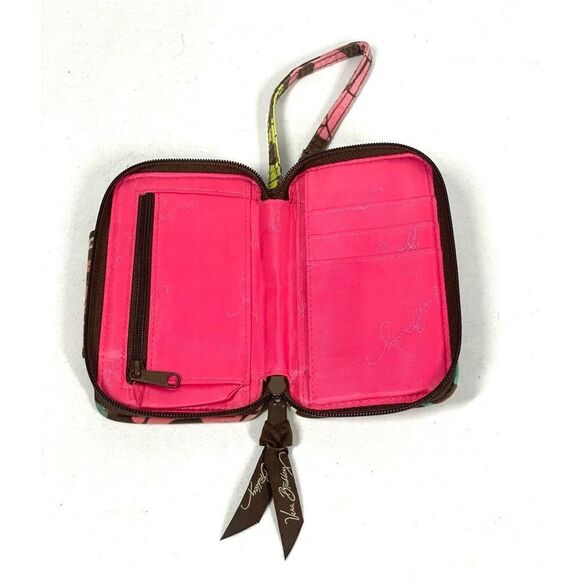 Vera Bradley Lola Wristlet Wallet Zip Around Retired Pattern - Picture 3 of 4